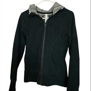 Lululemon Black Hooded Sweater